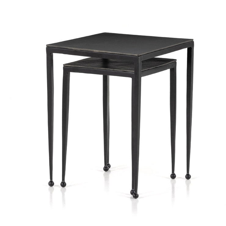dalston nesting end tables in antique brown 17