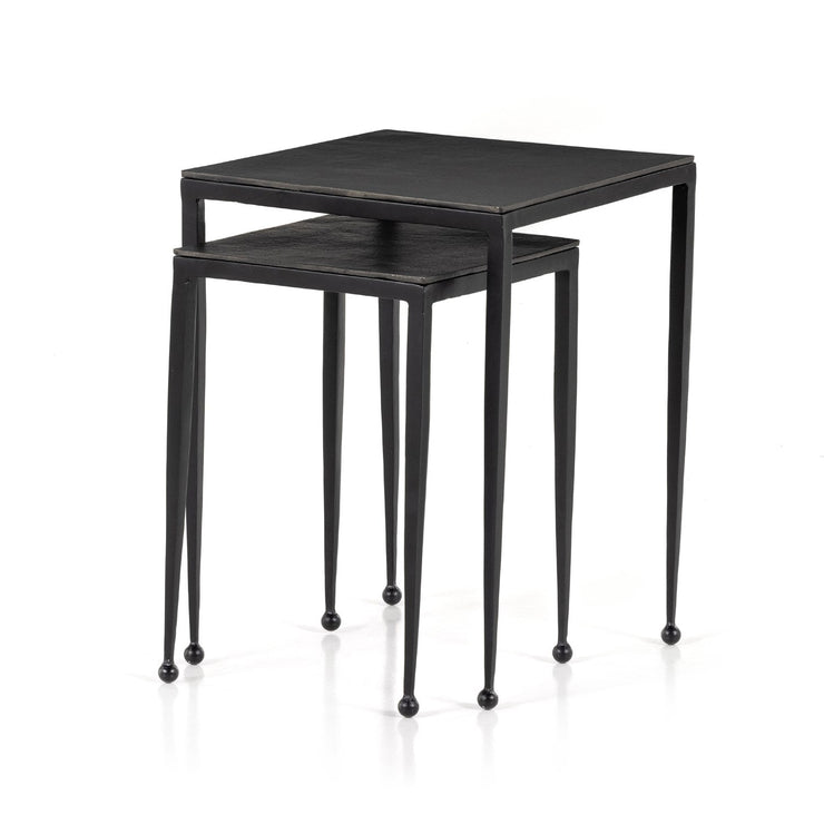 dalston nesting end tables in antique brown 2