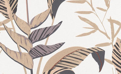 product image for Elle Decoration Floral Wallpaper in Beige 18