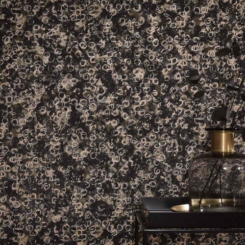 media image for Elle Decoration Geo Abstract Wallpaper in Black 248