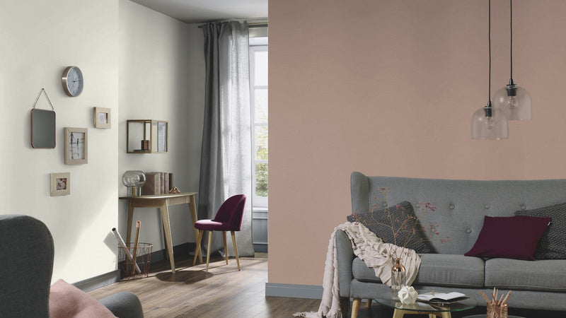 media image for Elle Decoration Structure Plains Wallpaper in Brown 278