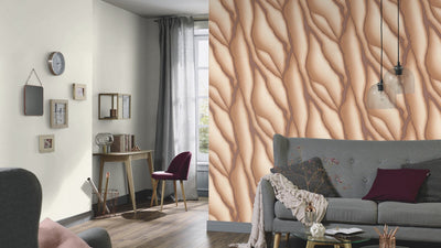 product image for Elle Decoration Patterned Stone Wallpaper in Beige 99