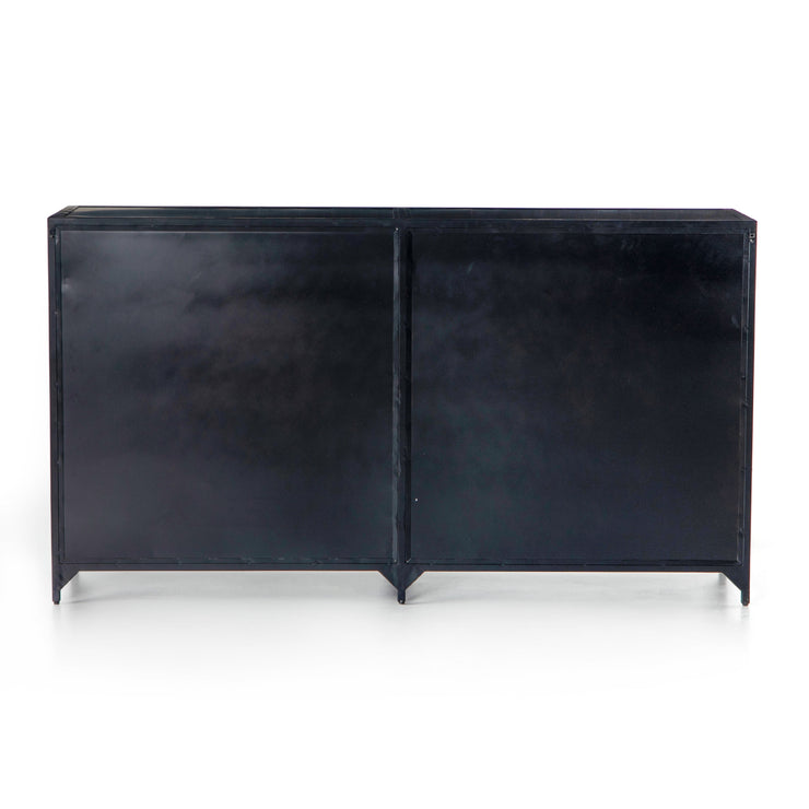 belmont 8 drawer metal dresser in dark metal 6