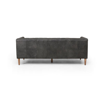 product image for Williams Leather Sofa in Natural Washed Ebony - Open Box 3 4