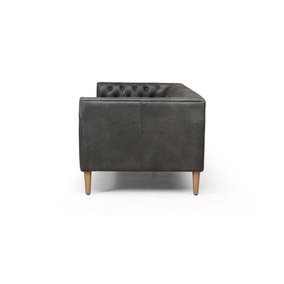 product image for Williams Leather Sofa in Natural Washed Ebony - Open Box 2 38