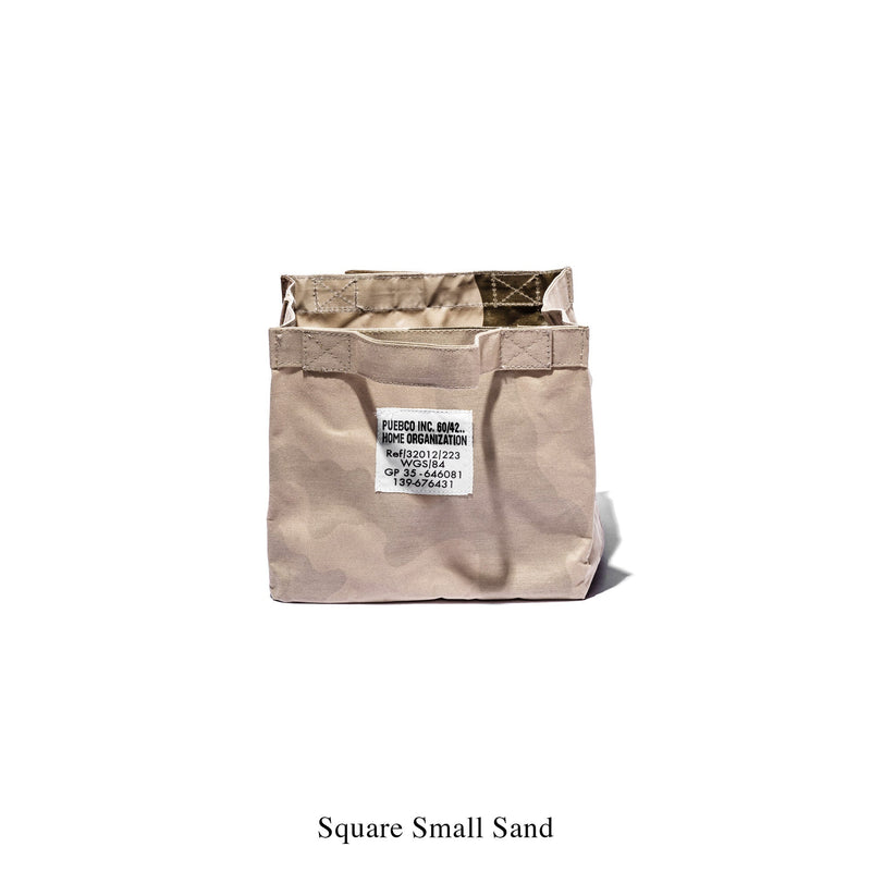 media image for l fabric organizer square small sand design by puebco 1 271