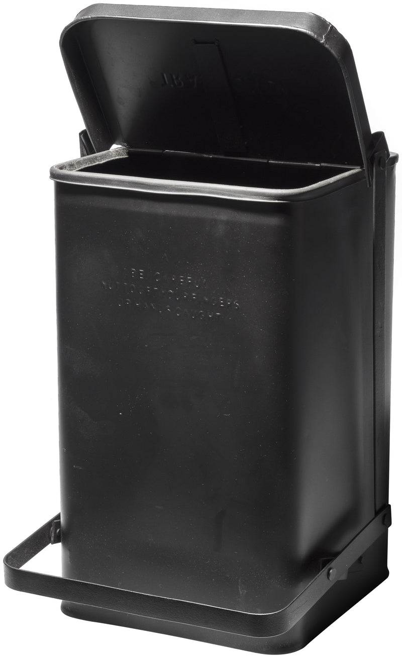 media image for step trash can black design by puebco 1 27