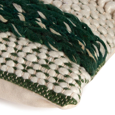 product image for textured stripe pillow set green white by Four Hands 106840 003 5 88