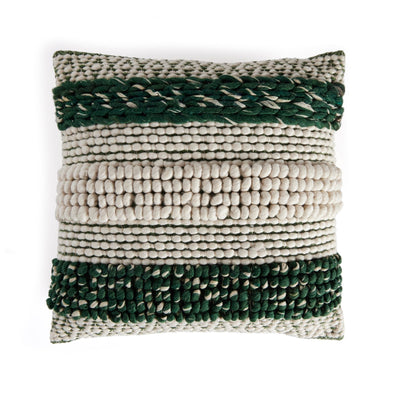 product image of textured stripe pillow set green white by Four Hands 106840 003 1 545