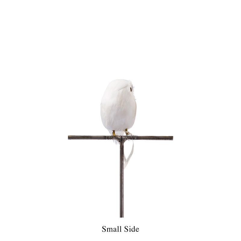 media image for artificial birds owl white design by puebco 3 297