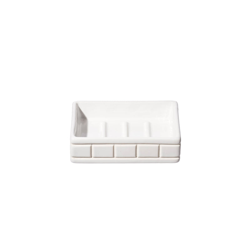 media image for ceramic bath ensemble soap dish design by puebco 1 294