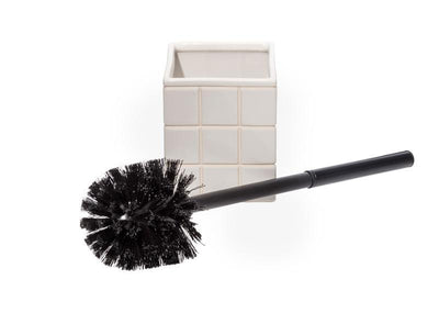 product image for ceramic bath ensemble toilet brush design by puebco 7 87