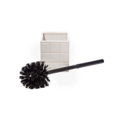 product image for ceramic bath ensemble toilet brush design by puebco 3 6