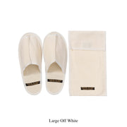 waxed canvas portable slipper large off white design by puebco 4