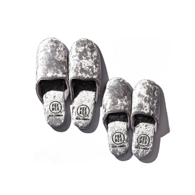 product image for velvet slipper large silver design by puebco 5 1