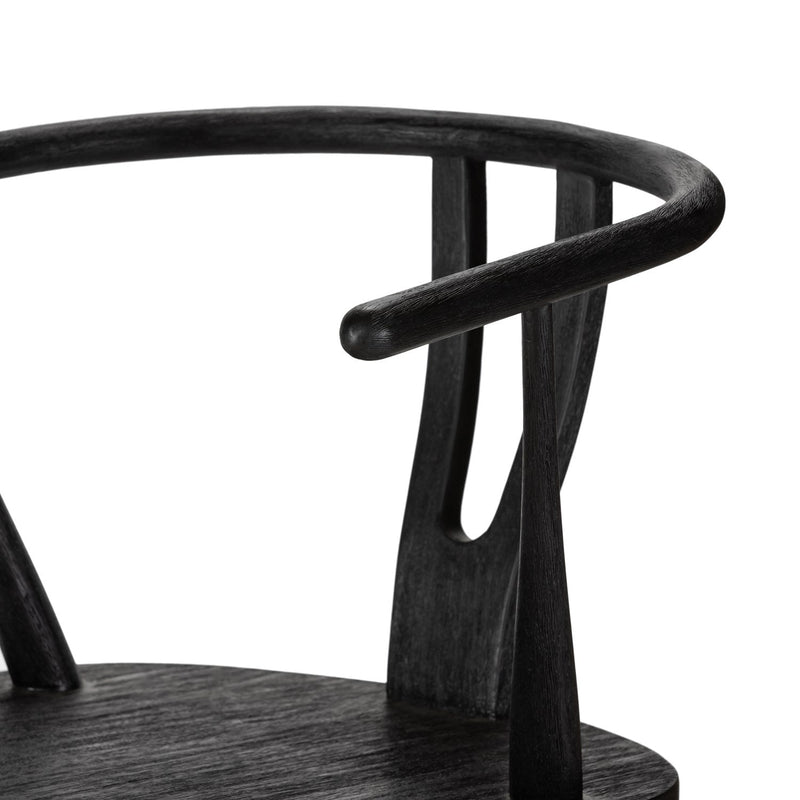 media image for Cecelia Counter Stool in Matte Black - Open Box 3 296