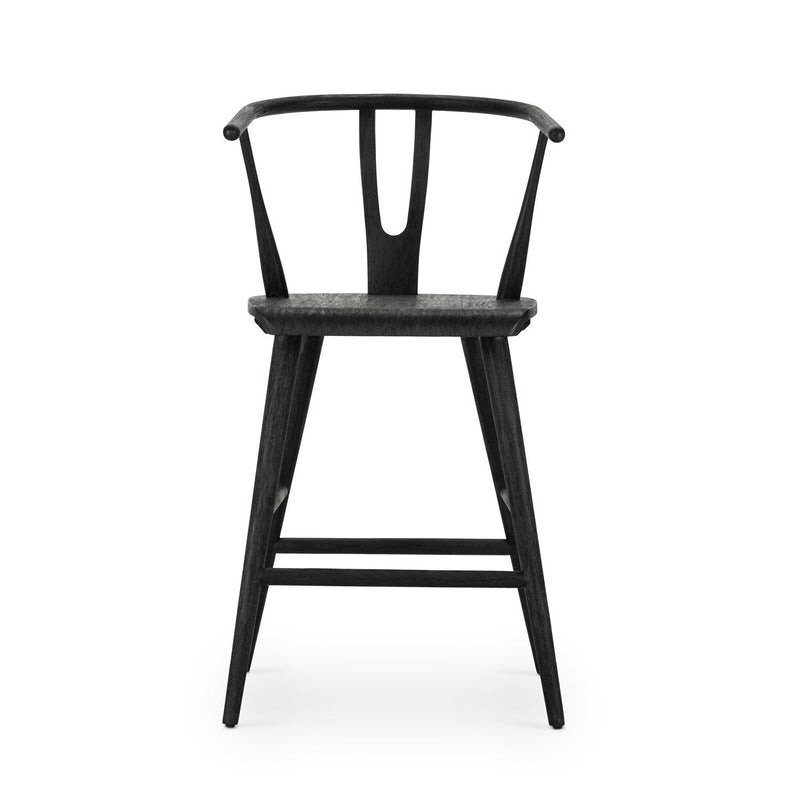 media image for Cecelia Counter Stool in Matte Black - Open Box 1 286