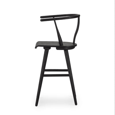 product image for Cecelia Counter Stool in Matte Black - Open Box 5 60