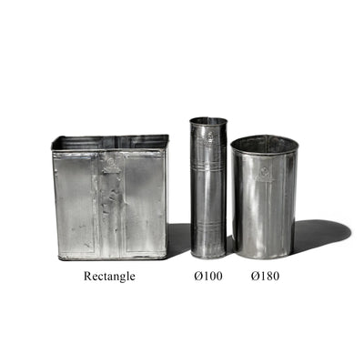 product image for recycle steel trashcan rectangle 5 4