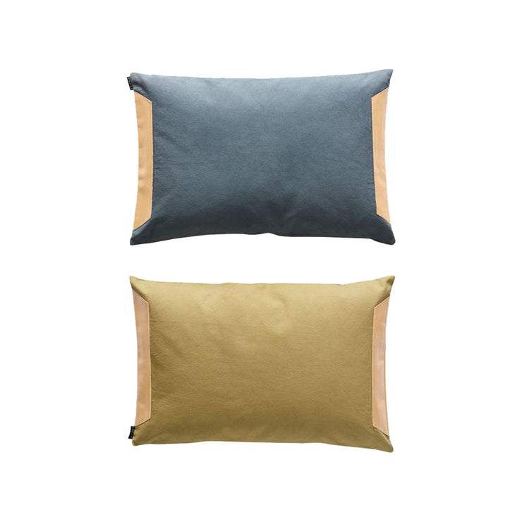 Deco Cushion In Steel Blue Olive Design By Oyoy 1