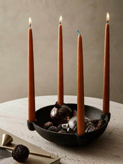 bowl candle holder ceramic by ferm living 6