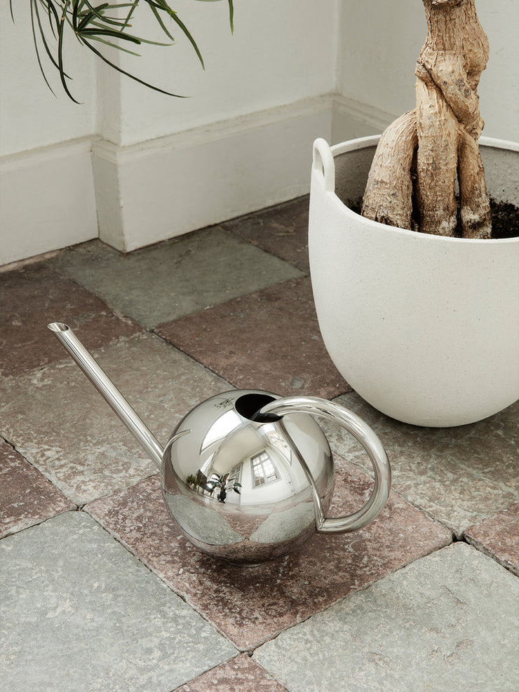 Orb Watering Can in Mirror Polished by Ferm Living Room1