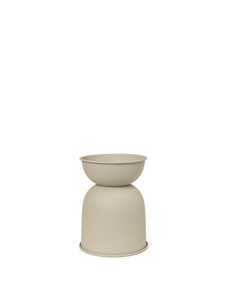 Hourglass Plant Pot - Extra Small - Cashmere 2
