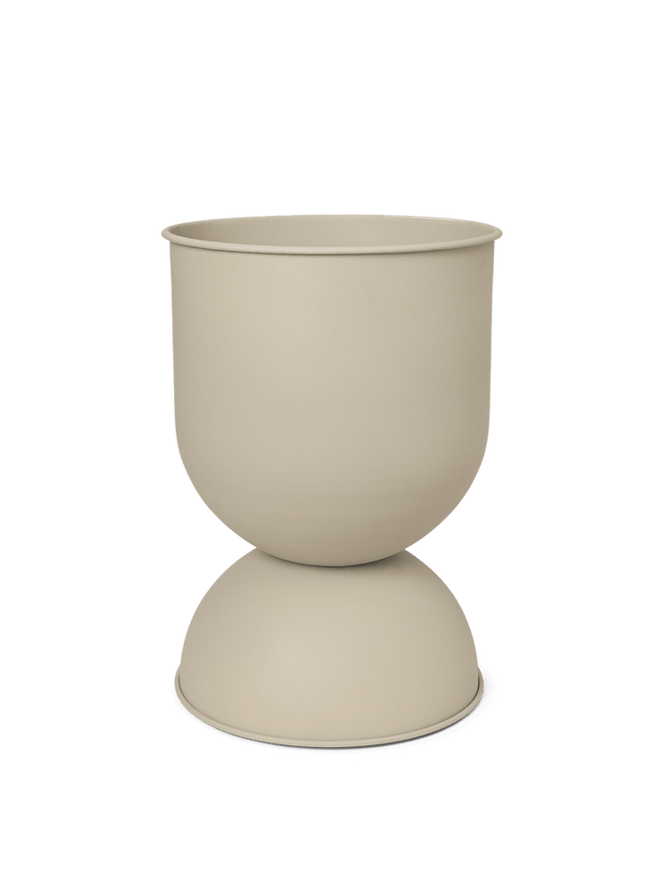 Hourglass Plant Pot - Medium - Cashmere1