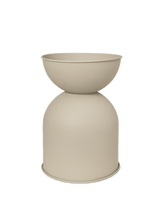 Hourglass Plant Pot - Medium - Cashmere 2