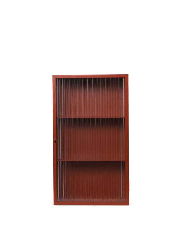 Haze Wall Cabinet in Oxide Red by Ferm Living