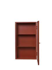 Haze Wall Cabinet in Oxide Red by Ferm Living2