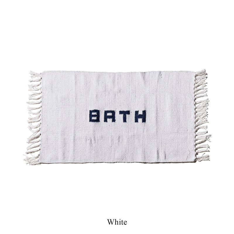 media image for Handloomed Recycle Yarn Bath Mat By Puebco 110929 4 236