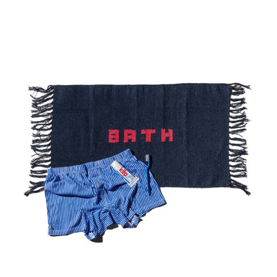 product image for Handloomed Recycle Yarn Bath Mat By Puebco 110929 3 81