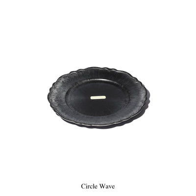 product image for copy of copy of decoration tray circle pleat design by puebco 6 22