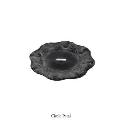 product image for copy of copy of decoration tray circle pleat design by puebco 7 25