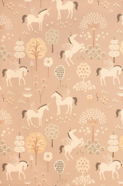 product image of Sample True Unicorn Wallpaper in Old Pink 564