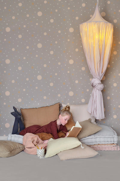 product image for Confetti Mysterious Grey Wallpaper by Majvillan 18