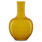Imperial Yellow Long Neck Vase 1