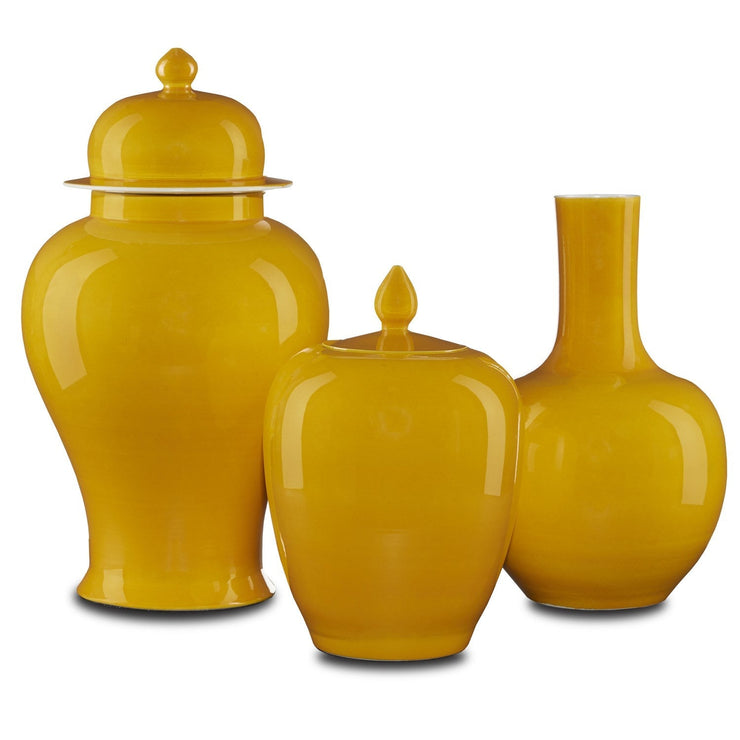 Imperial Yellow Long Neck Vase 3