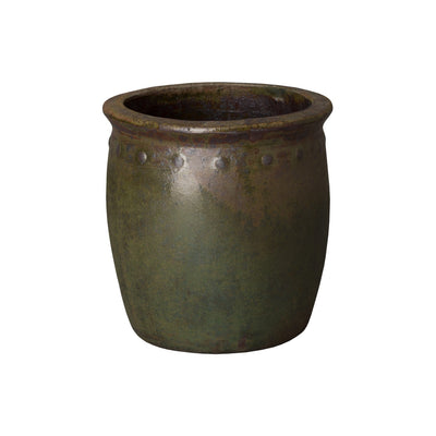 product image of rnd pot 2nd lst green wash by emissary 12035gw 2 1 555