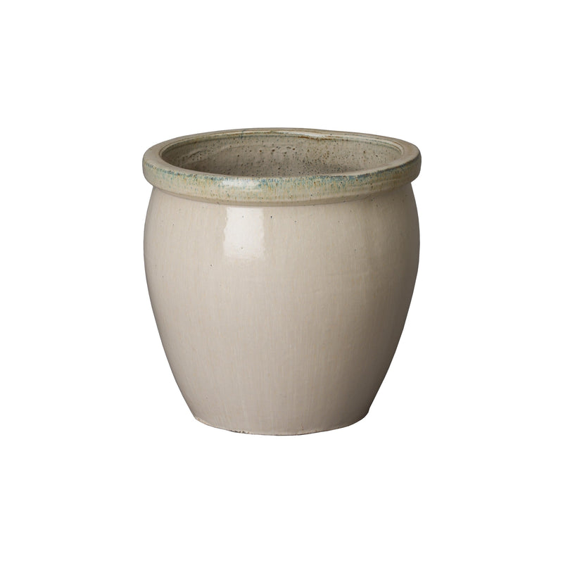media image for set of 2 round planters 1 265