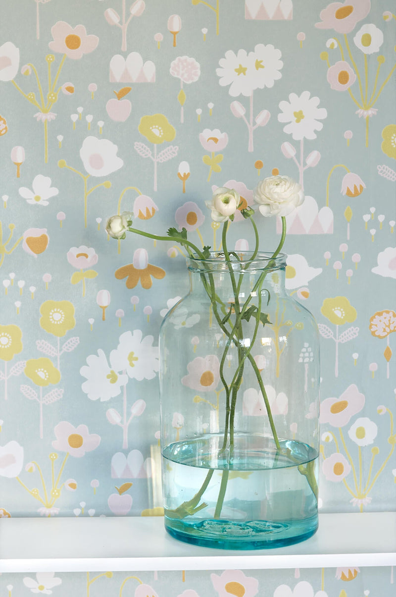 media image for Bloom Grey Wallpaper by Majvillan 286
