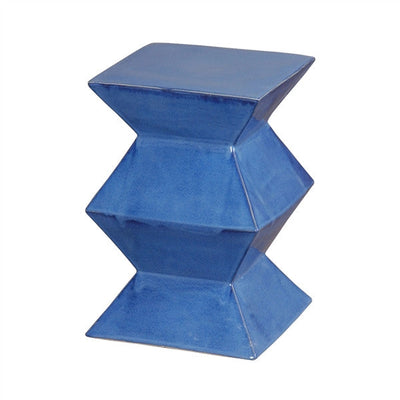 product image of zigzag garden stool in blue design by emissary 1 594