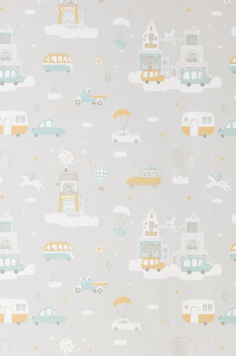media image for sample above the clouds soft grey wallpaper by majvillan 1 29