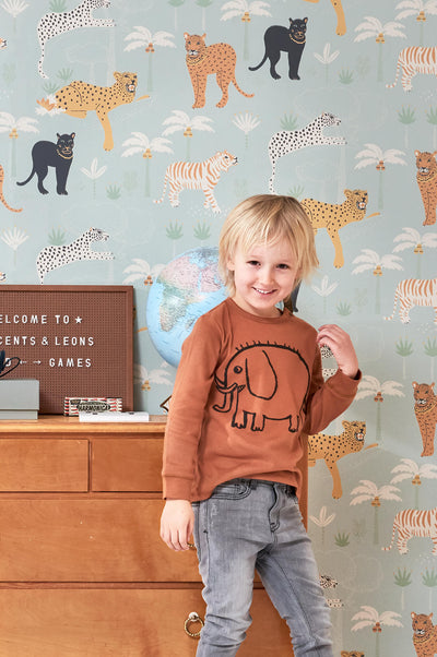 product image for Black Panther Twilight Blue Wallpaper by Majvillan 63