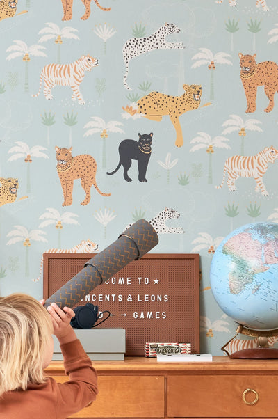 product image for Black Panther Twilight Blue Wallpaper by Majvillan 8