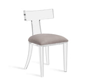 Tristan Acrylic Klismos Chair 1