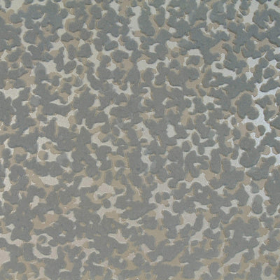product image of Abstract Shimmering Flocked Wallpaper in Silver/Beige 54