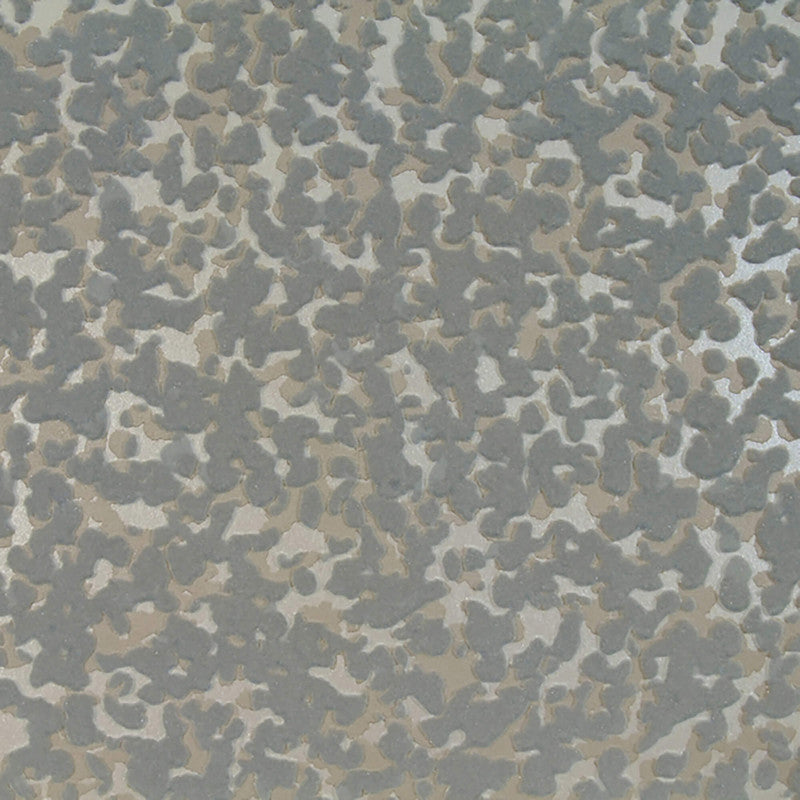 media image for Abstract Shimmering Flocked Wallpaper in Silver/Beige 29