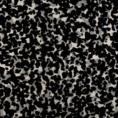 product image of Abstract Shimmering Flocked Wallpaper in Silver/Black 516
